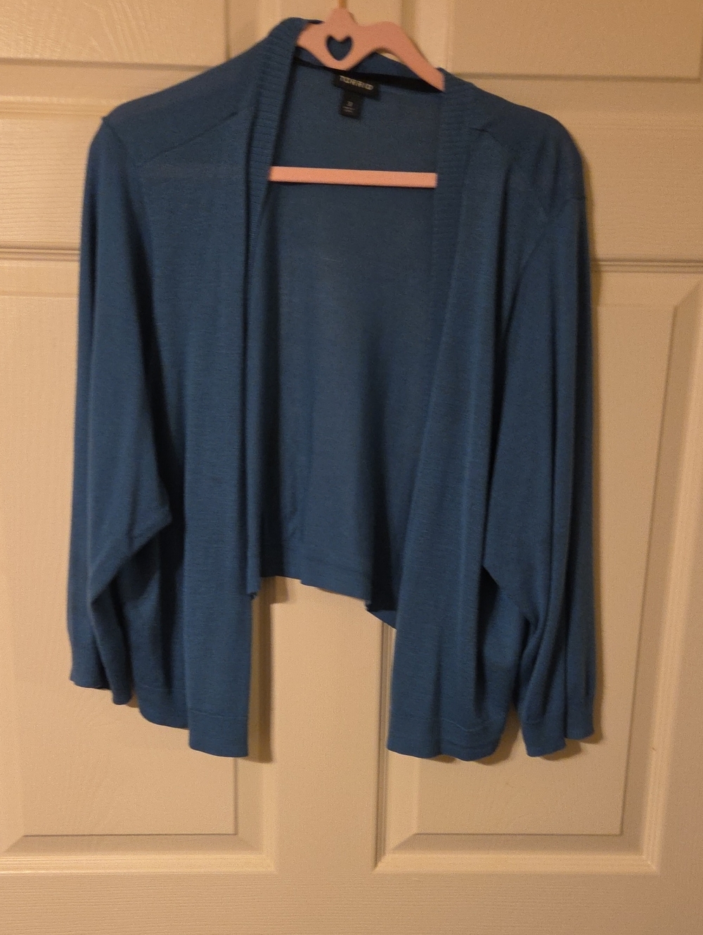 Torrid Teal-Blue Open-Front Women's Cardigan